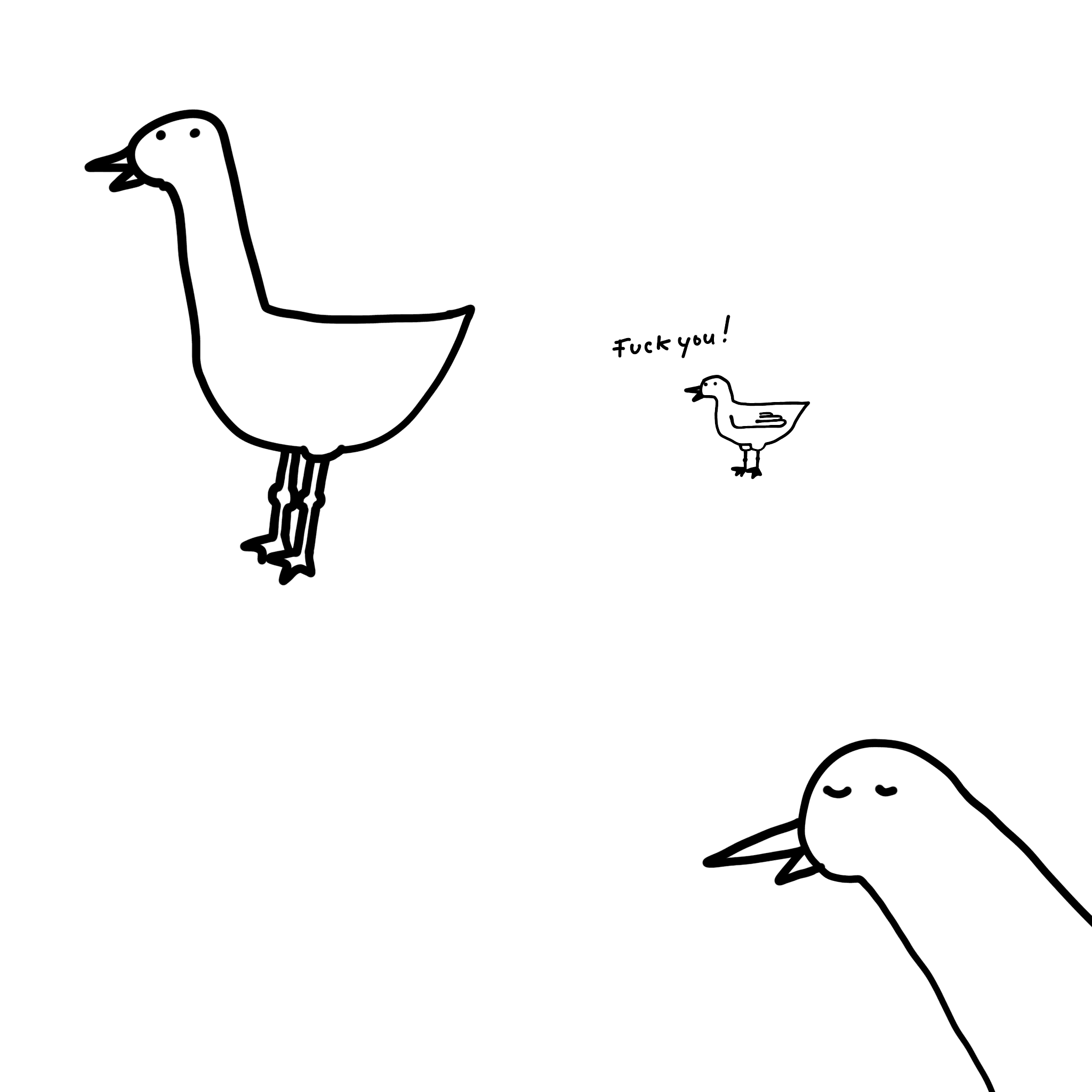 Rude Geese